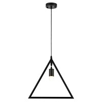 Люстра черная одиночная Треугольник 2